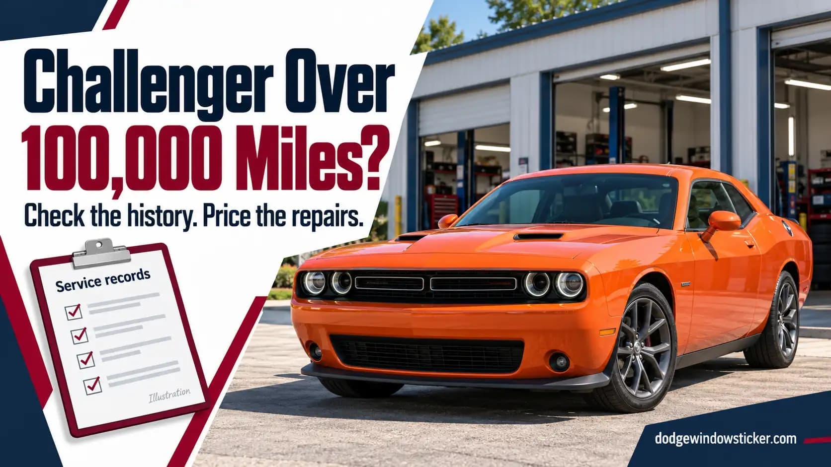 What to Check Before Buying a Dodge Challenger With 100k+ Miles