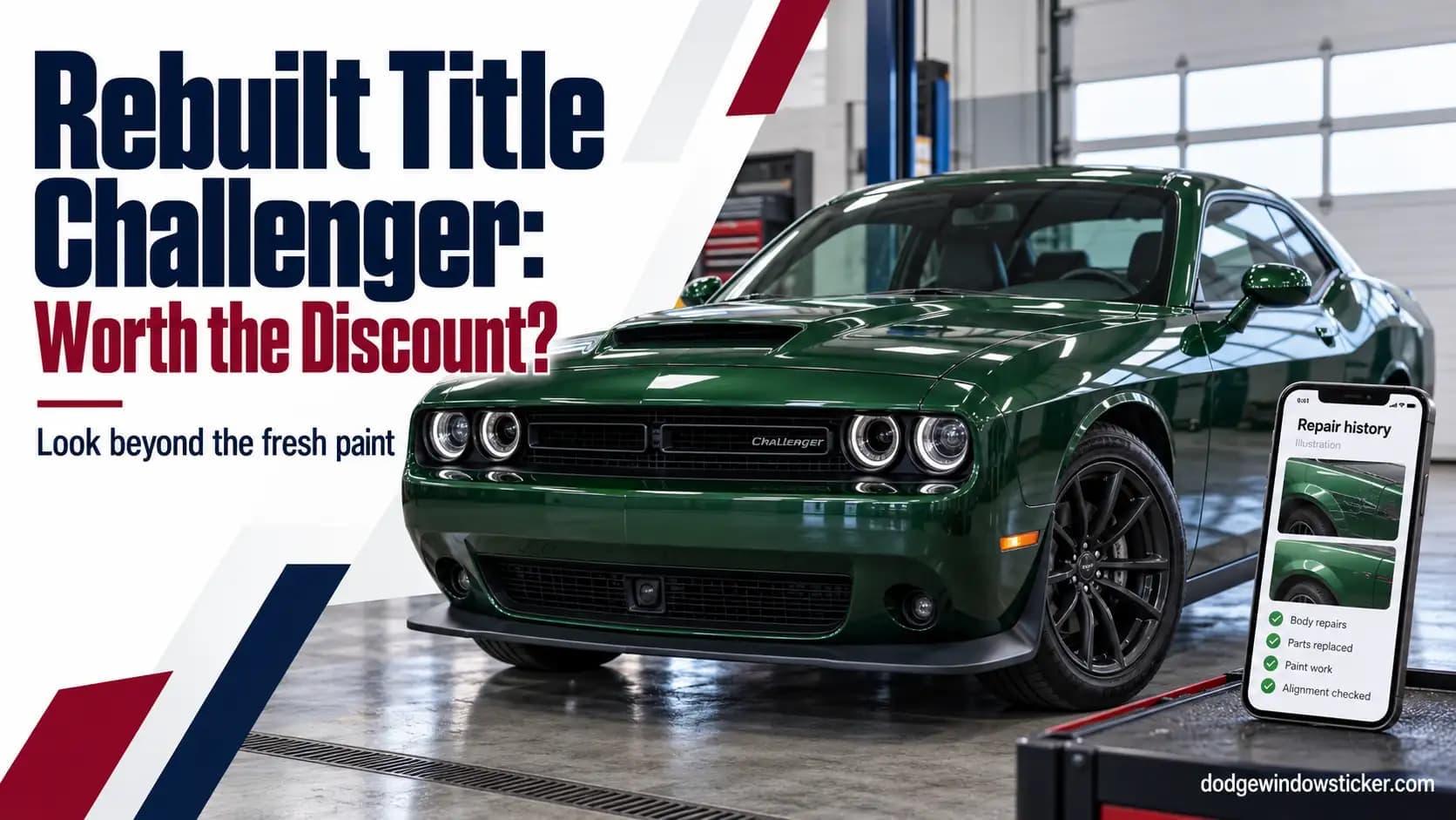 Should You Buy a Dodge Challenger With a Rebuilt Title?